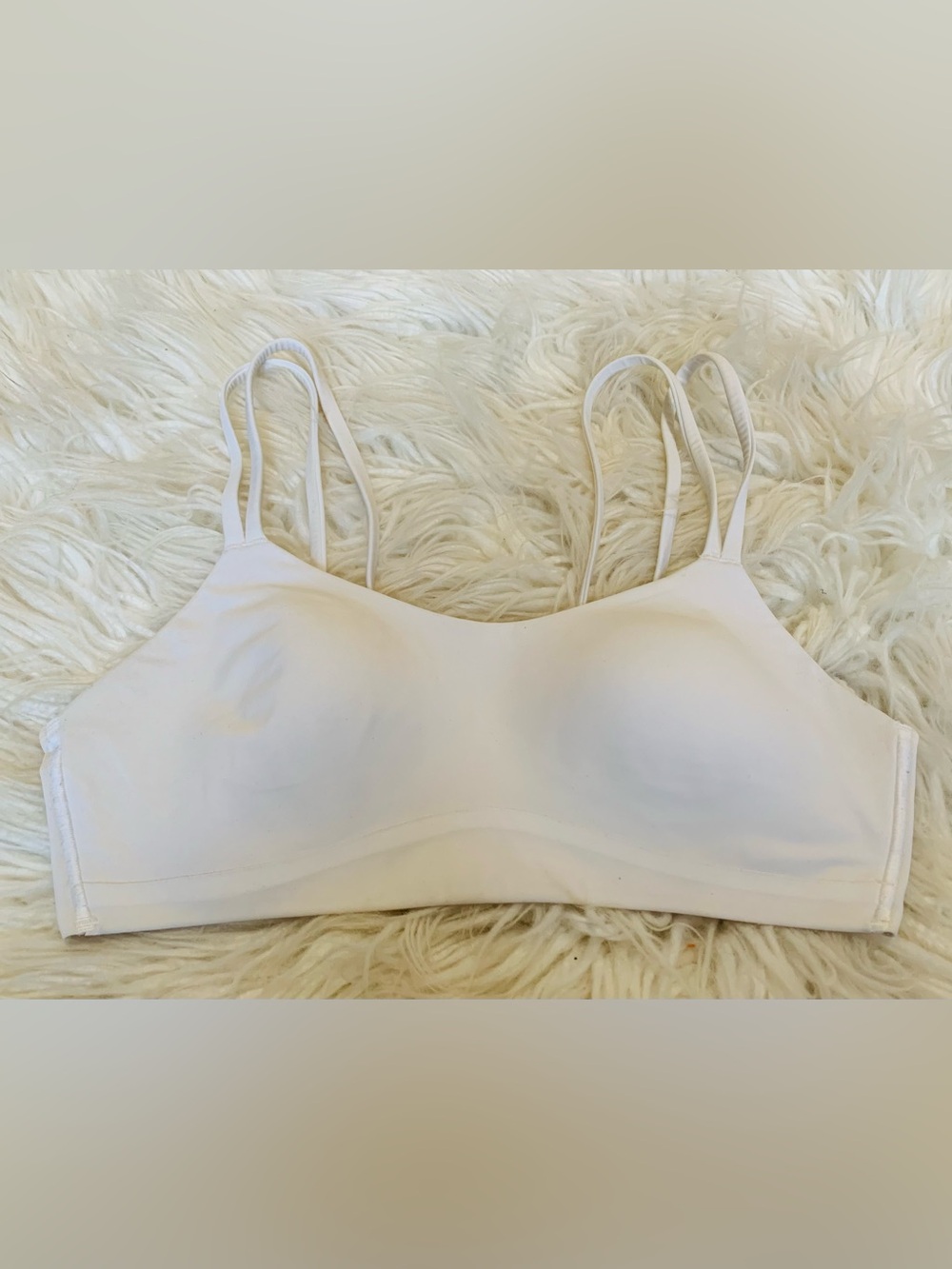 Lululemon Like A Cloud Bra Light Support White Size Medium